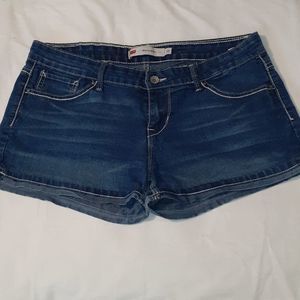 Levi's Shorty Short Denim Jeans Shorts Folded Hem